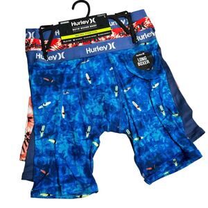 Hurley Boys long boxer briefs nwt youth 3 pack Large